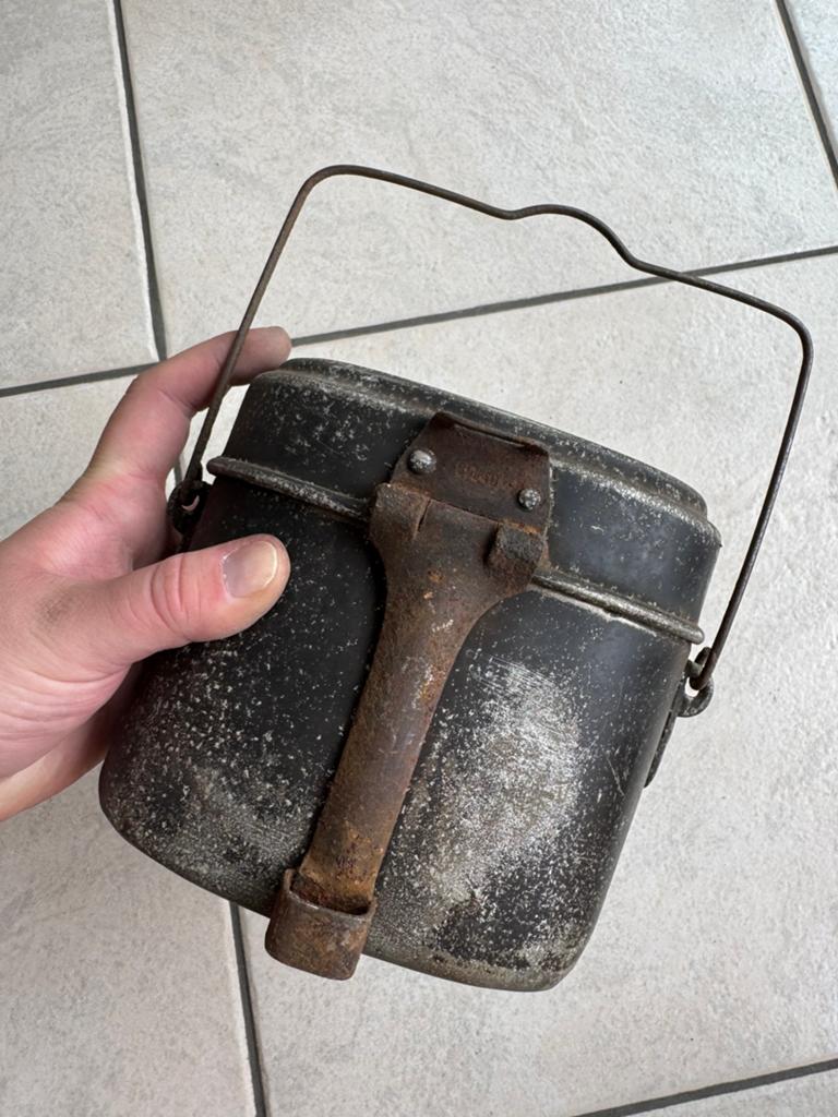 Wo2 Duitse gamel 1940, Verzamelen, Militaria | Tweede Wereldoorlog, Ophalen of Verzenden