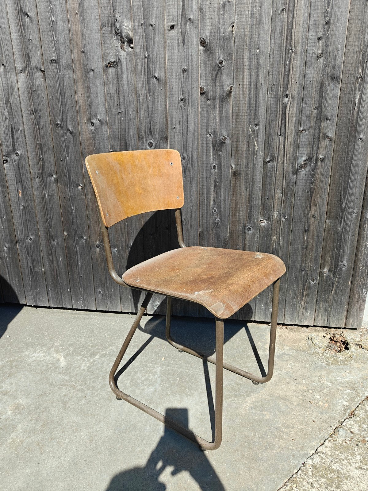 2 industriële stoelen, Antiek en Kunst, Ophalen