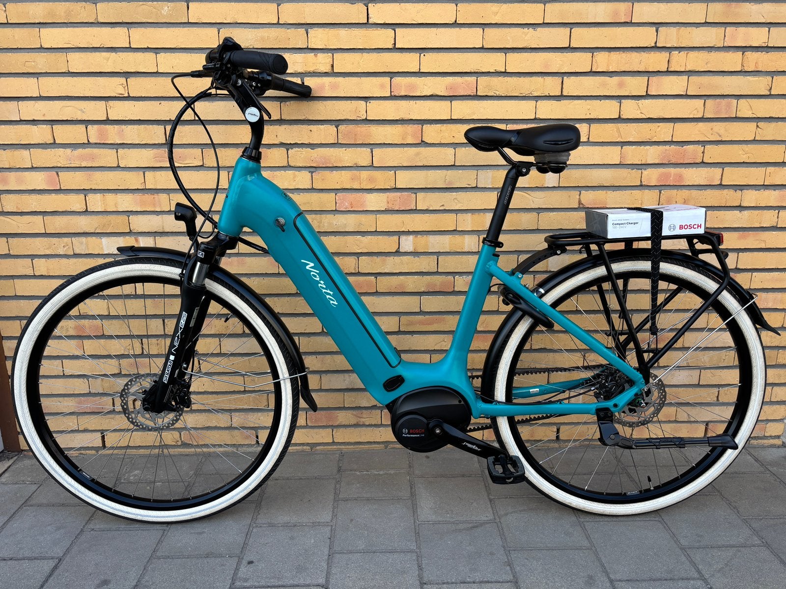 Norta bosch-motor met riem in nieuwstaat, Fietsen en Brommers, Elektrische fietsen, Ophalen of Verzenden, Zo goed als nieuw