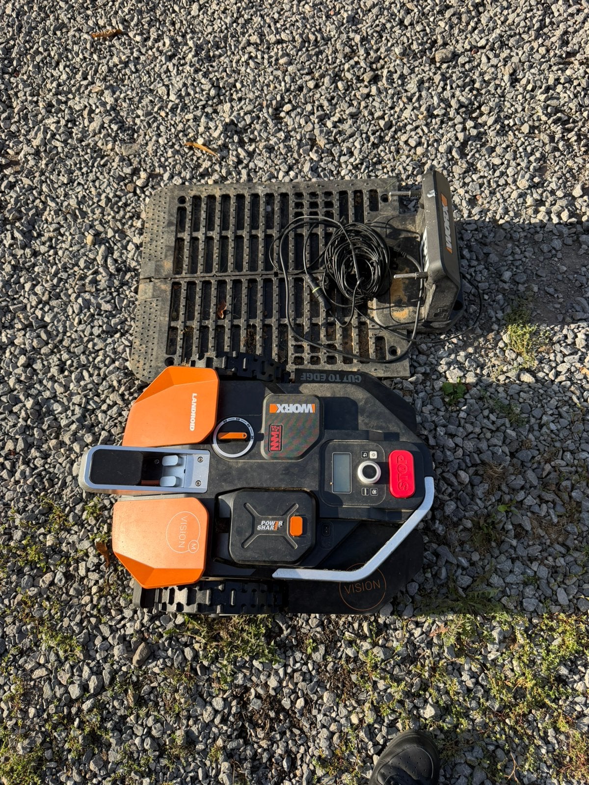 Robot tondeuse worx, Enlèvement, Utilisé, Batterie