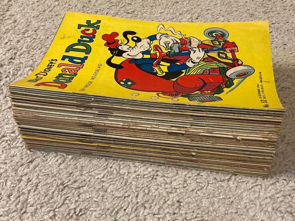 41x Donald Duck Weekblad - Jaargang 1961 - Kan per stuk, Livres, BD, Utilisé, Plusieurs BD, Enlèvement ou Envoi