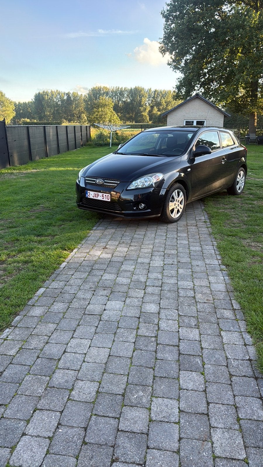 KIA CEED 1.4 Benzine 2009 met ❄️AIRCO❄️, Auto's, Zwart, Handgeschakeld, Particulier, Euro 4