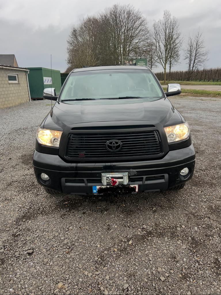 Toyota tundra cruw max, Auto's, Toyota, Automaat, 8 cilinders, Zwart, Leder