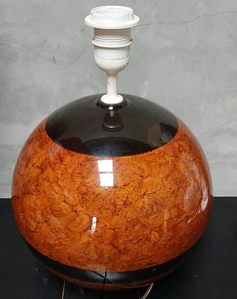 Geëmailleerde keramische tafellamp, Antiek en Kunst, Ophalen