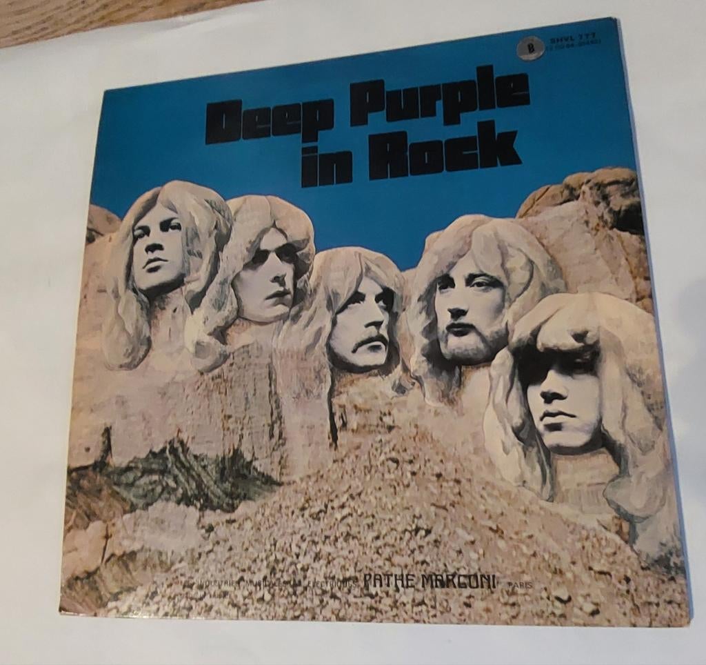 33T Deep Purple In Rock vinyl, Cd's en Dvd's, Vinyl | Rock, Ophalen of Verzenden, Gebruikt, 12 inch, Overige genres