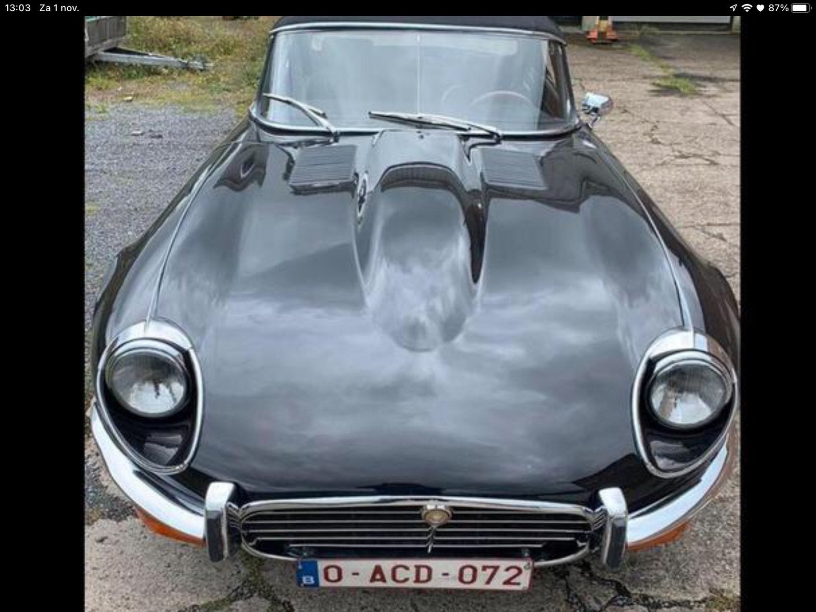 Jaguar E type V12 cabrio, Autos, Oldtimers & Ancêtres, Achat, Jaguar, Particulier, Radio