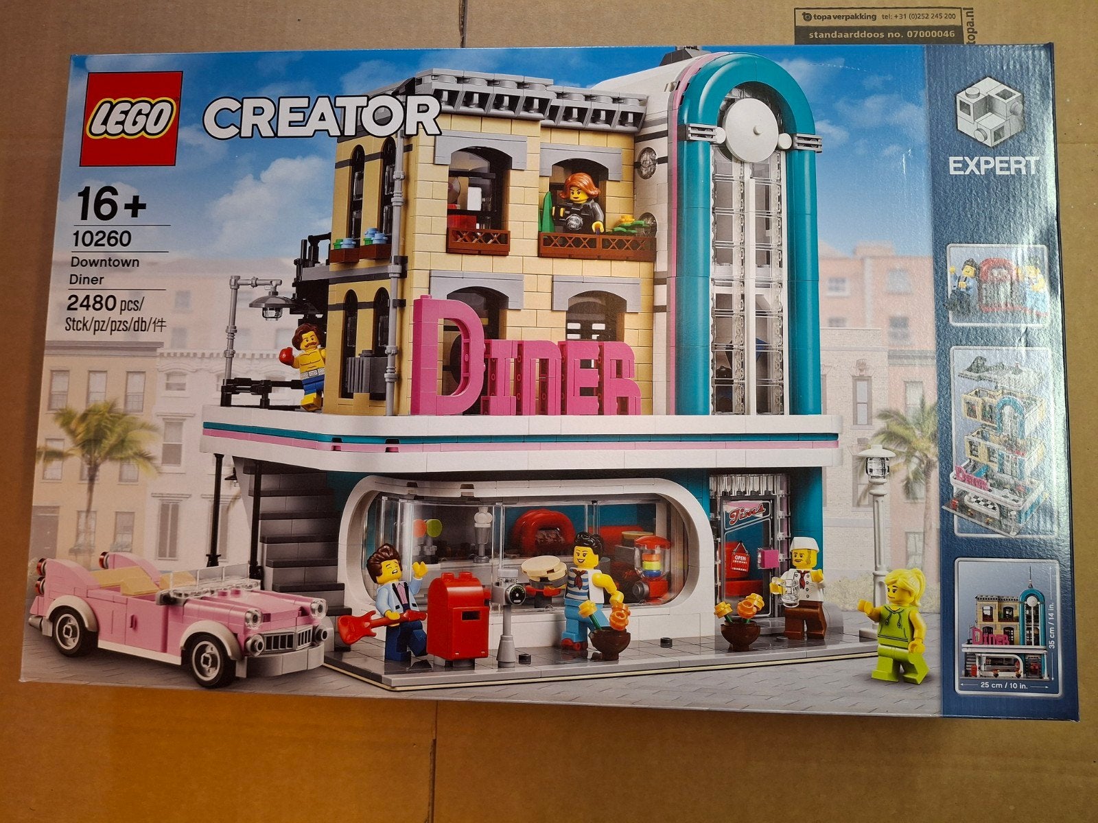 LEGO Creator Expert 10260 Downtown Diner - NIEUW & SEALED, Lego, Nieuw, Ophalen of Verzenden, Compleet