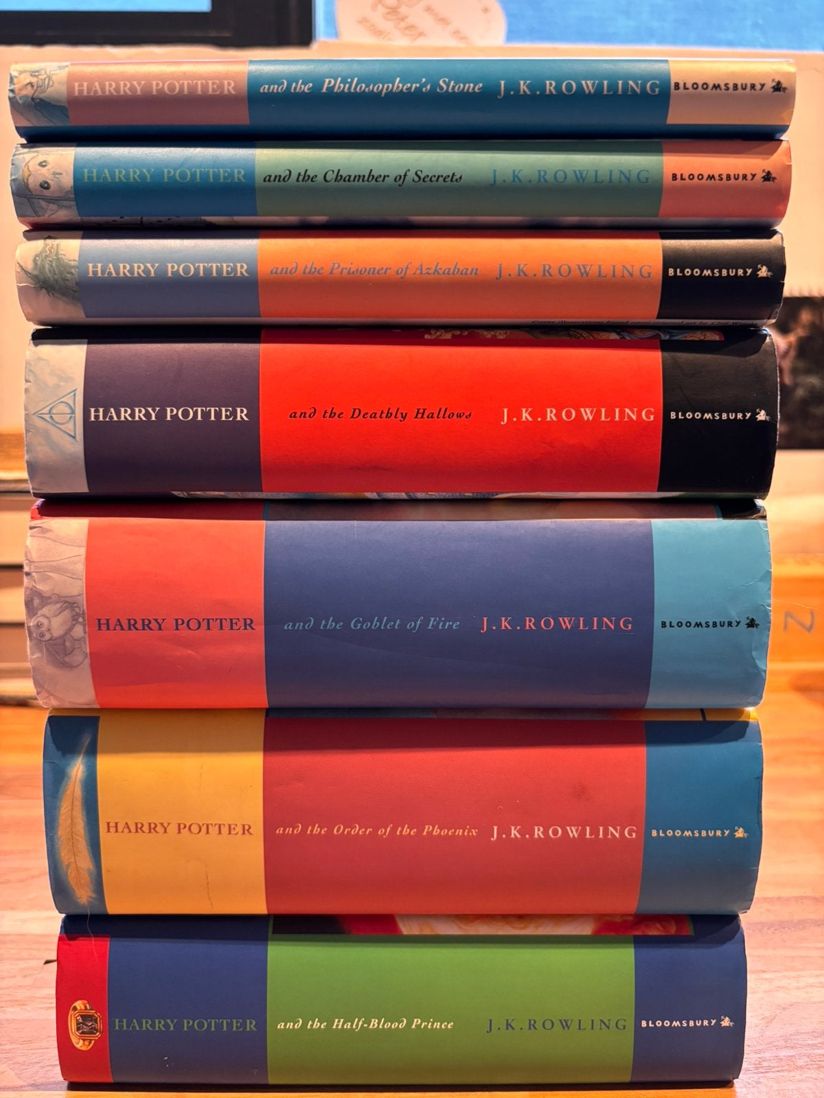 Harry potter originele hardcover boeken, Boeken, Ophalen, Gelezen
