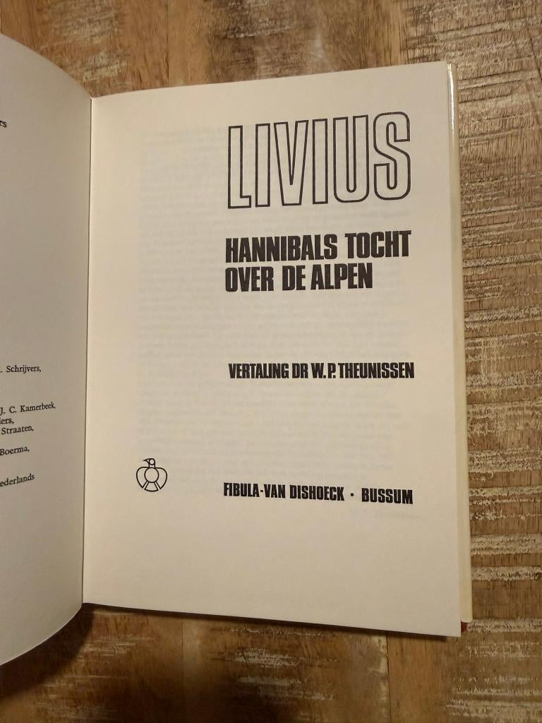 Hannibals tocht over de Alpen - Livius, Enlèvement ou Envoi, Livius, Belgique, Utilisé