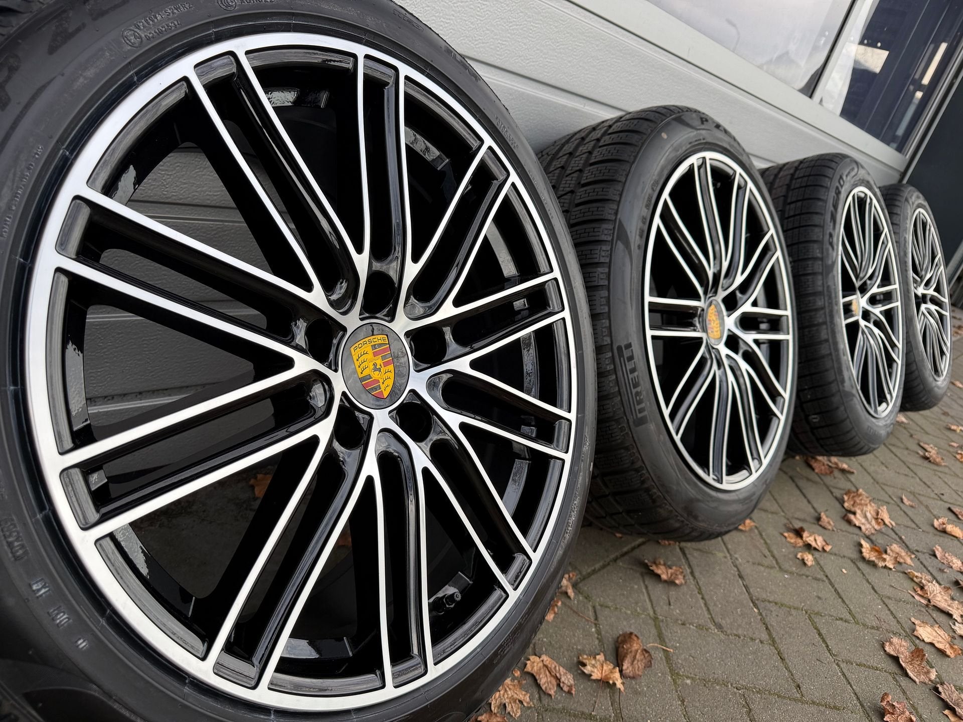 20 Inch Porsche Taycan S Turbo GT GTS 4s velgen met banden, 245 mm, -, -, Banden en Velgen