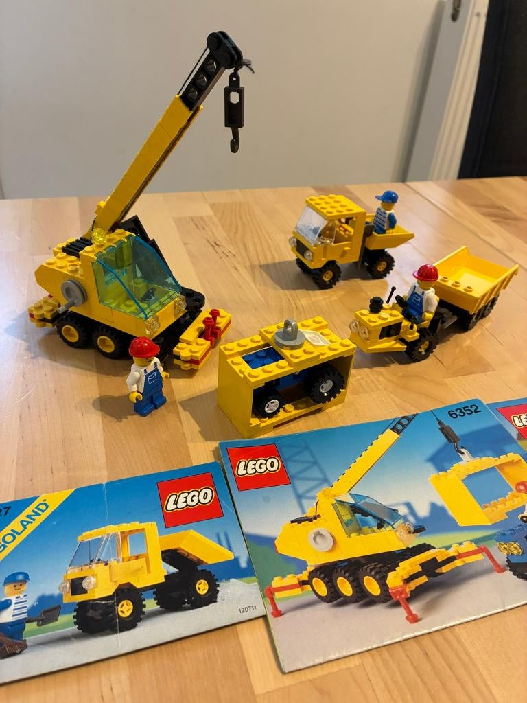 Lego sets 6527-6352-6532, bouw-construction, Enlèvement ou Envoi, Lego, Ensemble complet, Utilisé