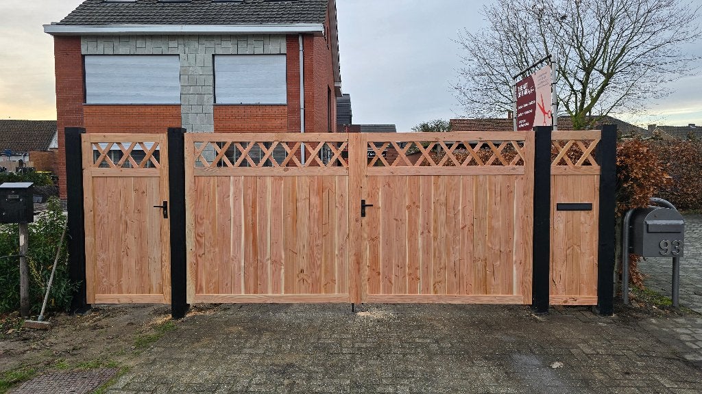 Poort van hout, Enlèvement ou Envoi, Neuf, Bois