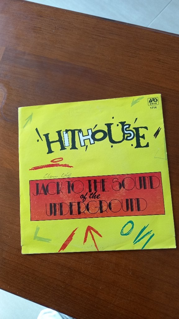 Vinyl (45t) hit house "jack to the sound of the underg, Cd's en Dvd's, Vinyl | Dance en House, Ophalen, Zo goed als nieuw, Dance