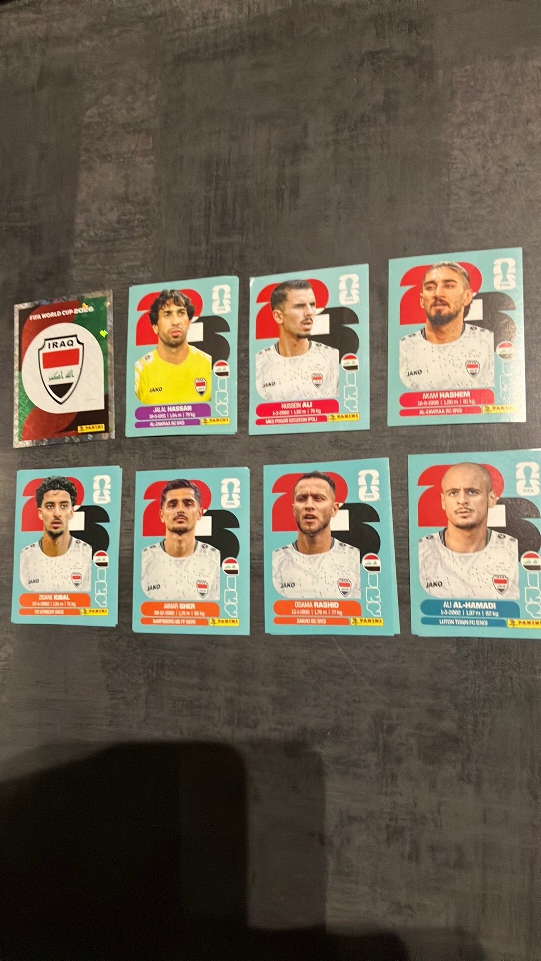Autocollants Panini Coupe du monde 2026 Irak, Enlèvement ou Envoi, Neuf