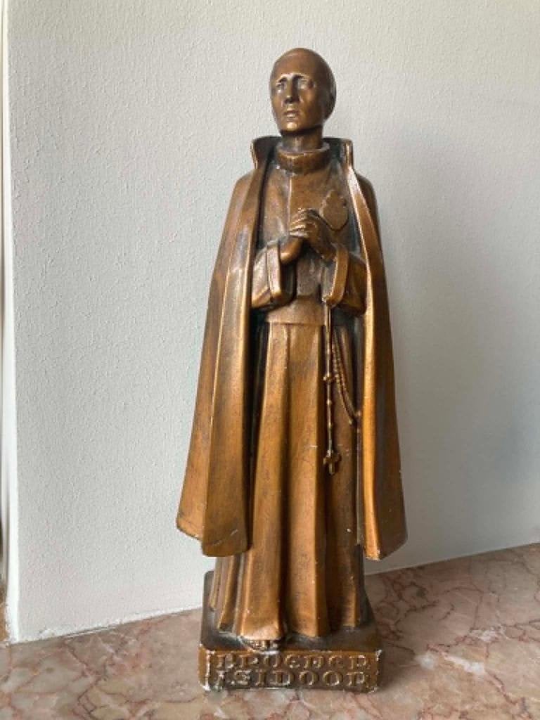 Beeld zalige Broeder Isidoor van Kortrijk (38 cm), Ophalen of Verzenden