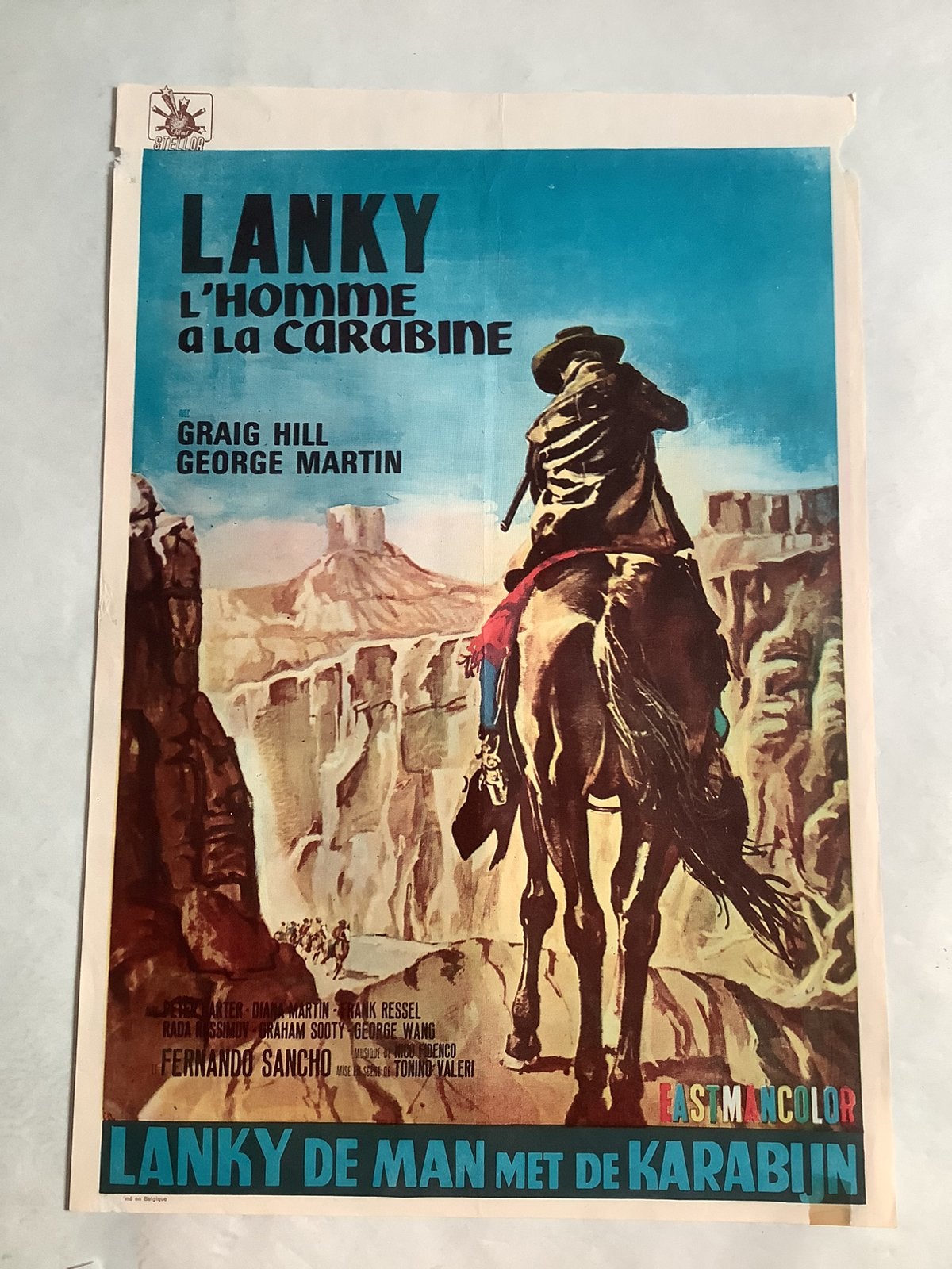 LANKI   FILMPOSTER   36-51 cm   Used, Verzamelen, Posters, Ophalen, Zo goed als nieuw
