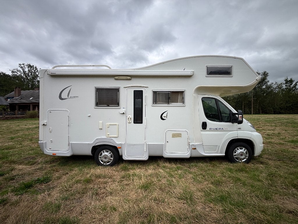 Nice Trigano Riviera Fiat Ducato 2.3JTD 130 ch 69 000 km, Caravanes & Camping, 6 à 7 mètres, Siège standard, Fiat, Boîte manuelle