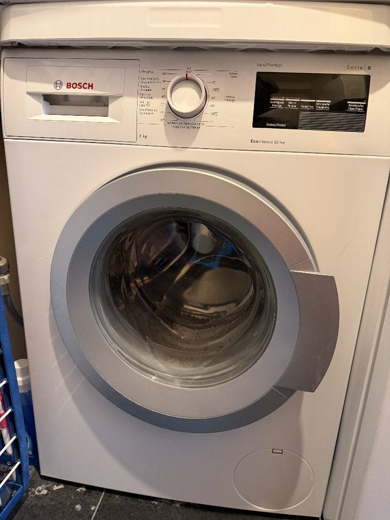 Machine à laver -Bosch Vario Perfect Serie 6 -Excellent état, 1200 à 1600 tours, 6 à 8 kg, Programme lavage à la main, Chargeur frontal