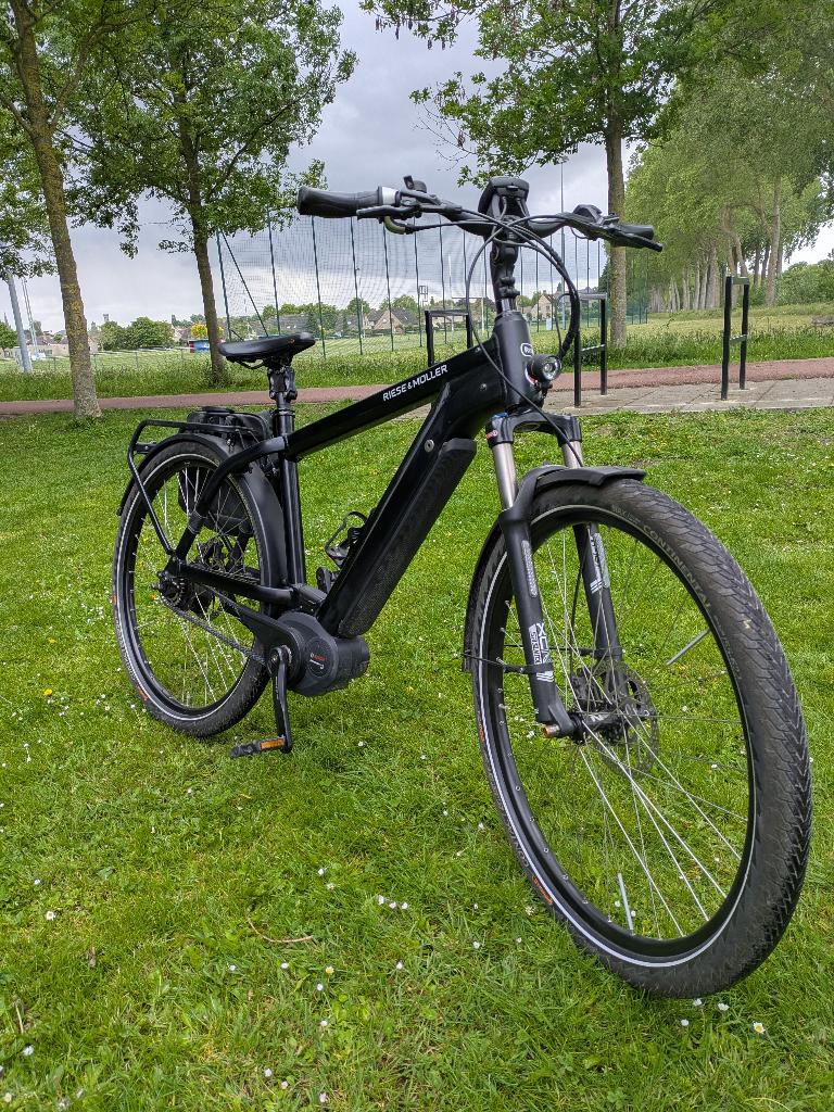 Riese & Müller, Fietsen en Brommers, Elektrische fietsen, Gebruikt, Riese & Müller, 47 tot 51 cm, 50 km per accu of meer, Ophalen