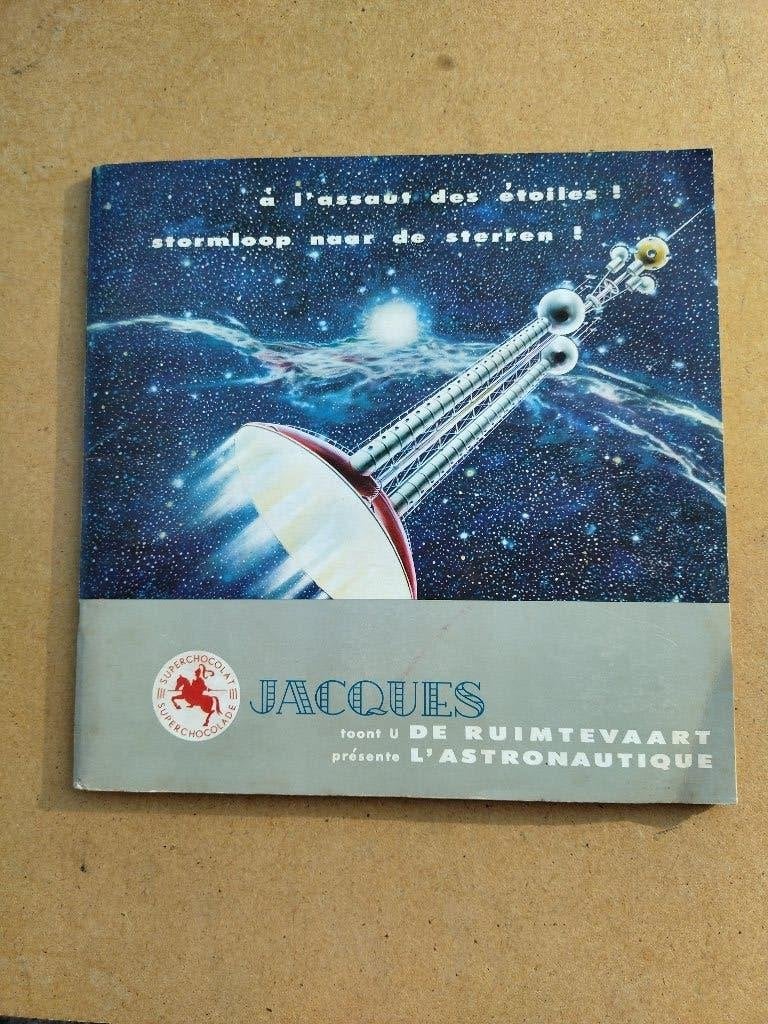 Album Chocolat Jacques - L'Astronautique / 1963, Enlèvement ou Envoi, Utilisé, Chocolat Jacques, Album d'images