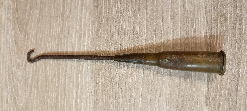 Tire-Lacet / Crochet à Bottines Art de Tranchée Poilu ww1, Ophalen of Verzenden, Landmacht, Overige typen