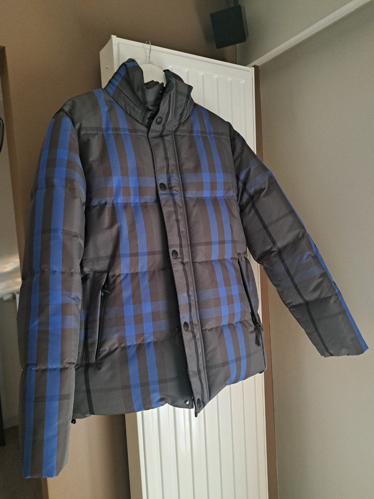 Gewatteerde omkeerbare jas Burberry, Ophalen of Verzenden, Zo goed als nieuw, Grijs, Burberry
