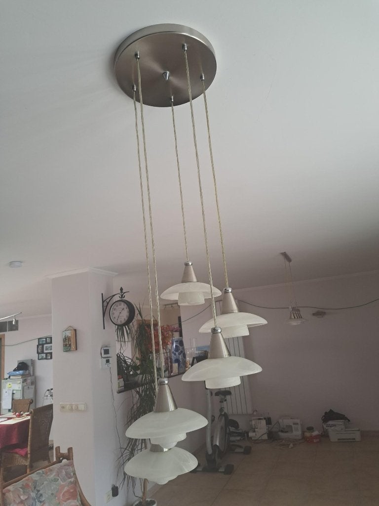 Set 2 lampen, Ophalen, Zo goed als nieuw, Glas, E14 (klein)