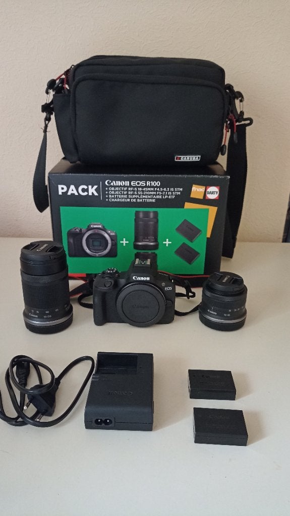 Canon EOS R100 Systeemcamera, Audio, Tv en Foto, Fotocamera's Digitaal, Beeldstabilisatie, Canon, Ophalen of Verzenden, Zo goed als nieuw
