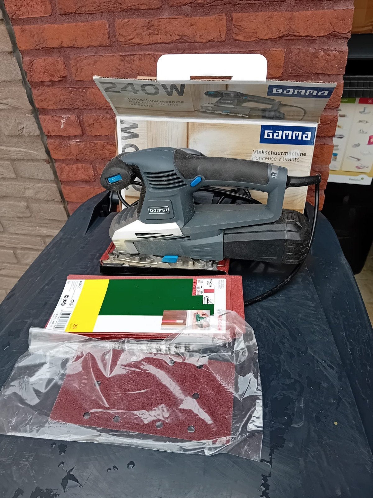 ponceuse gamma neuve, Bricolage & Construction, Outillage | Ponceuses, Enlèvement ou Envoi, Neuf