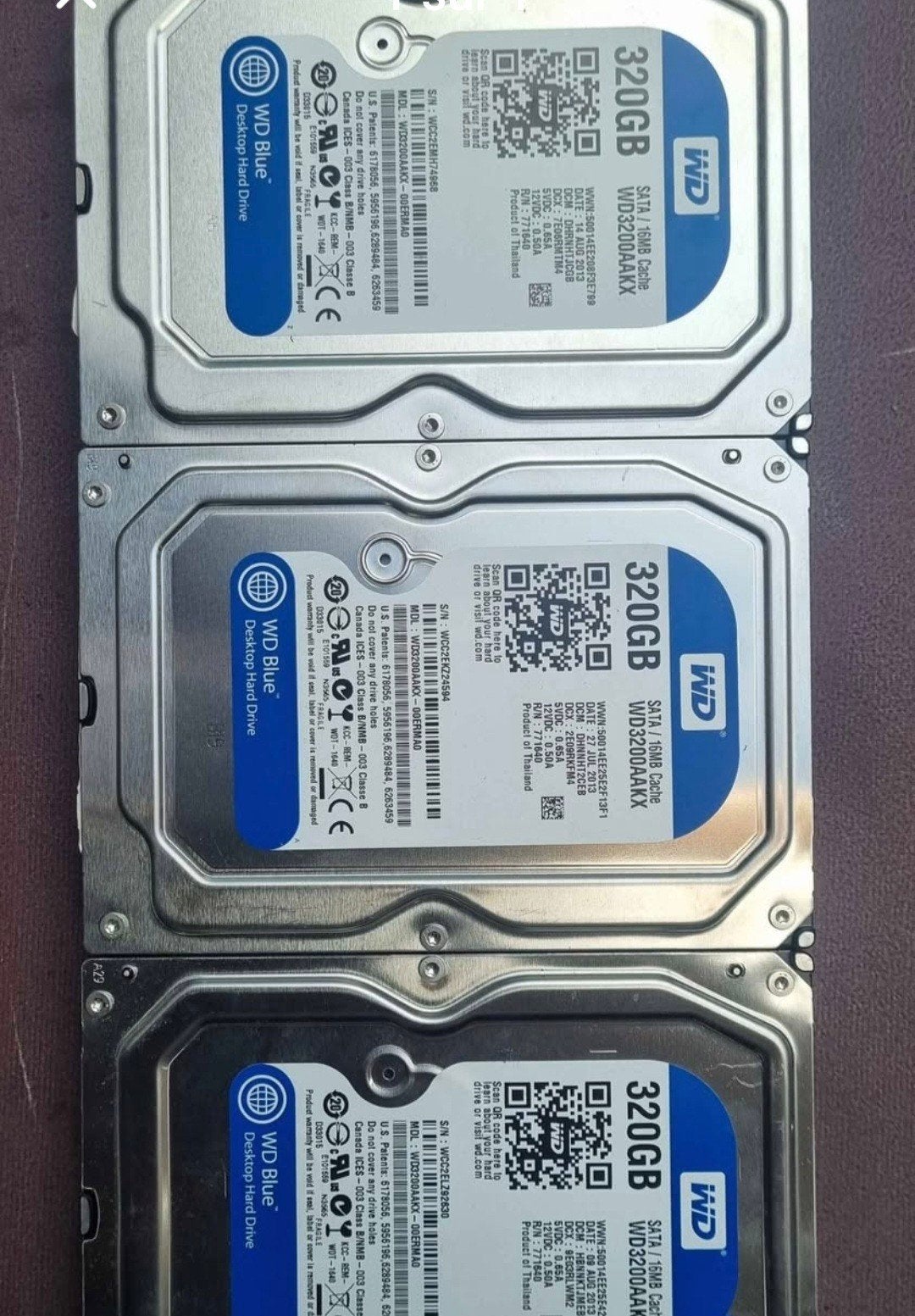 HDD 3,5" 320 Gb + 1 HDD 360Gb, Enlèvement ou Envoi, HDD