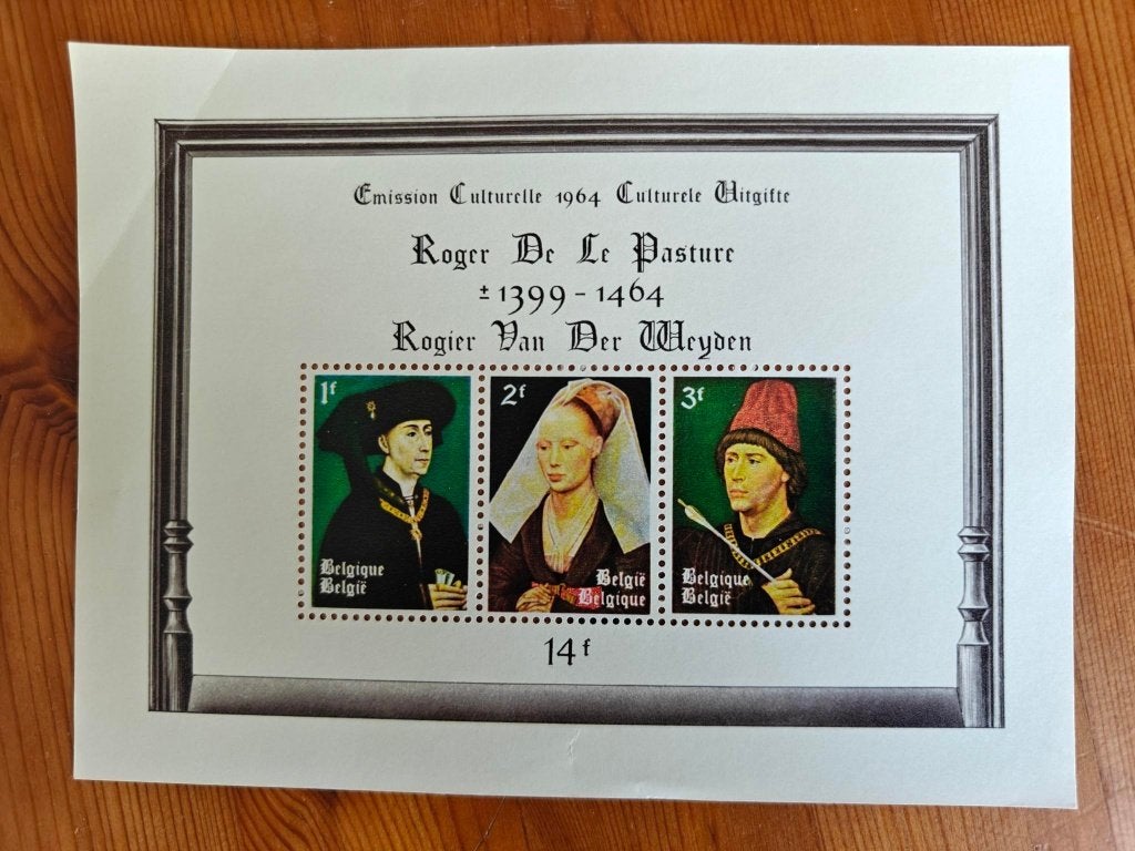 1964 - feuille de timbres 36 - Belgique, Sans timbre, Enlèvement ou Envoi, Non oblitéré, Timbre-poste