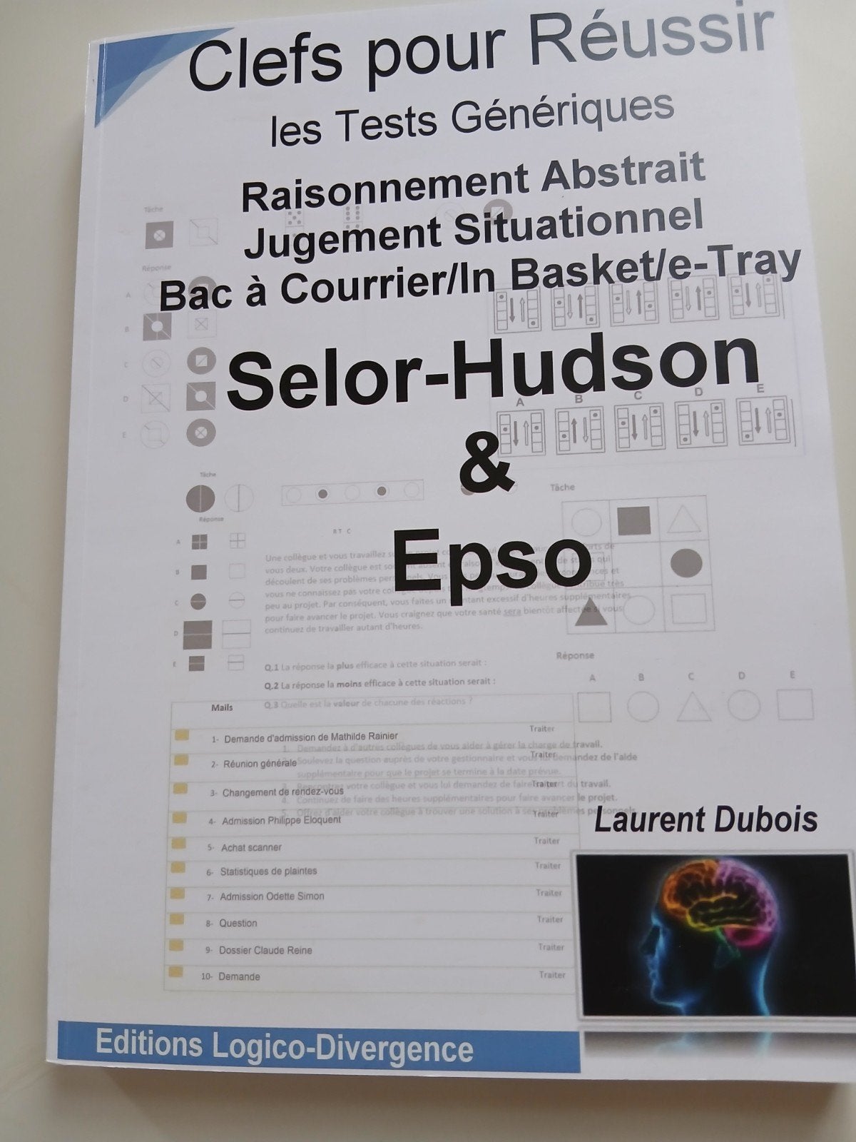 Tests Génériques Selor-Hudson & Epso, Livres, Comme neuf, Autres niveaux, Laurent Dubois