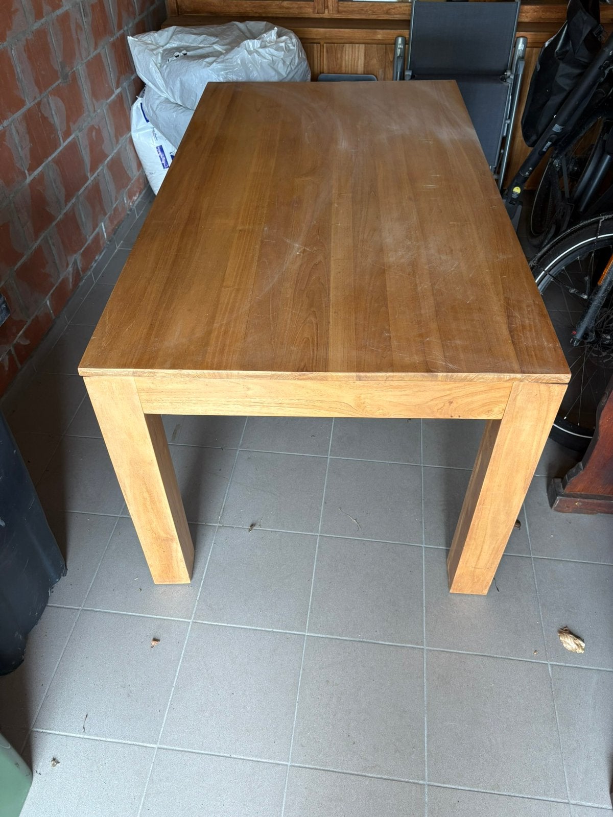 Houten eettafel, Ophalen, Zo goed als nieuw