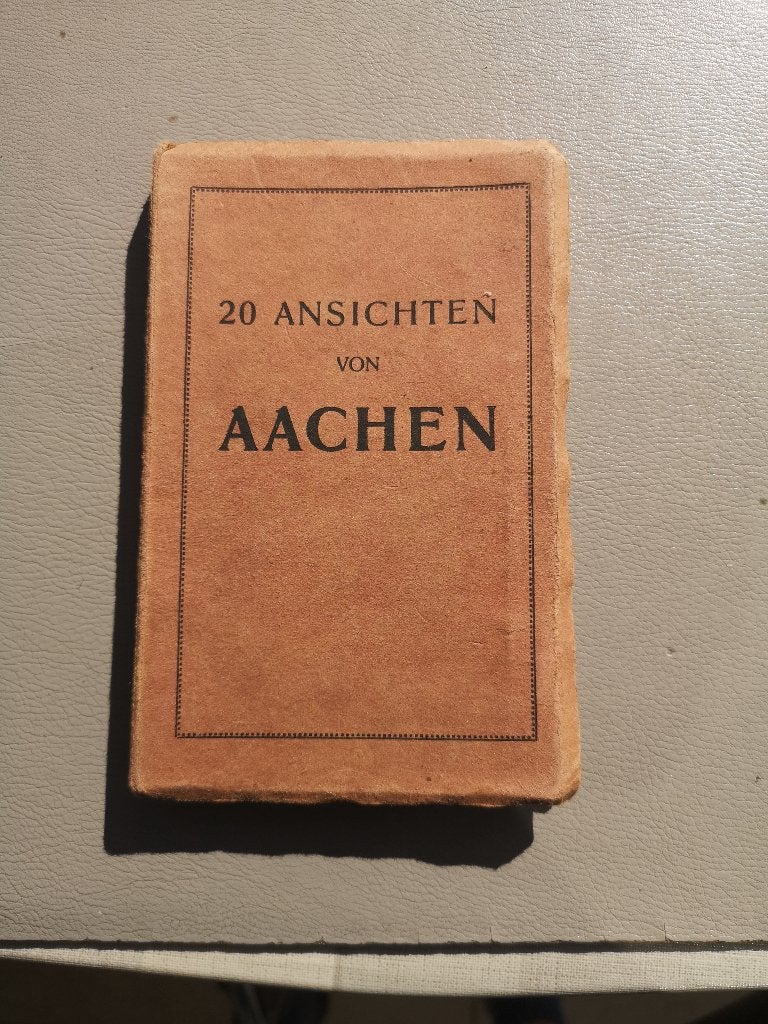 antiek souvenierboekje van Duitse stad Aken, Ophalen, Gebruikt, Buitenland, Voor 1940