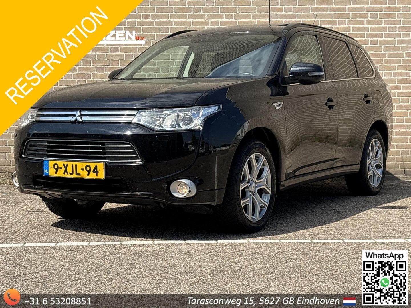 Mitsubishi Outlander 2.0 PHEV Instyle | Pano | Leder | Cruis, Auto's, Mitsubishi, Outlander, Zwart, Hybride Elektrisch/Benzine