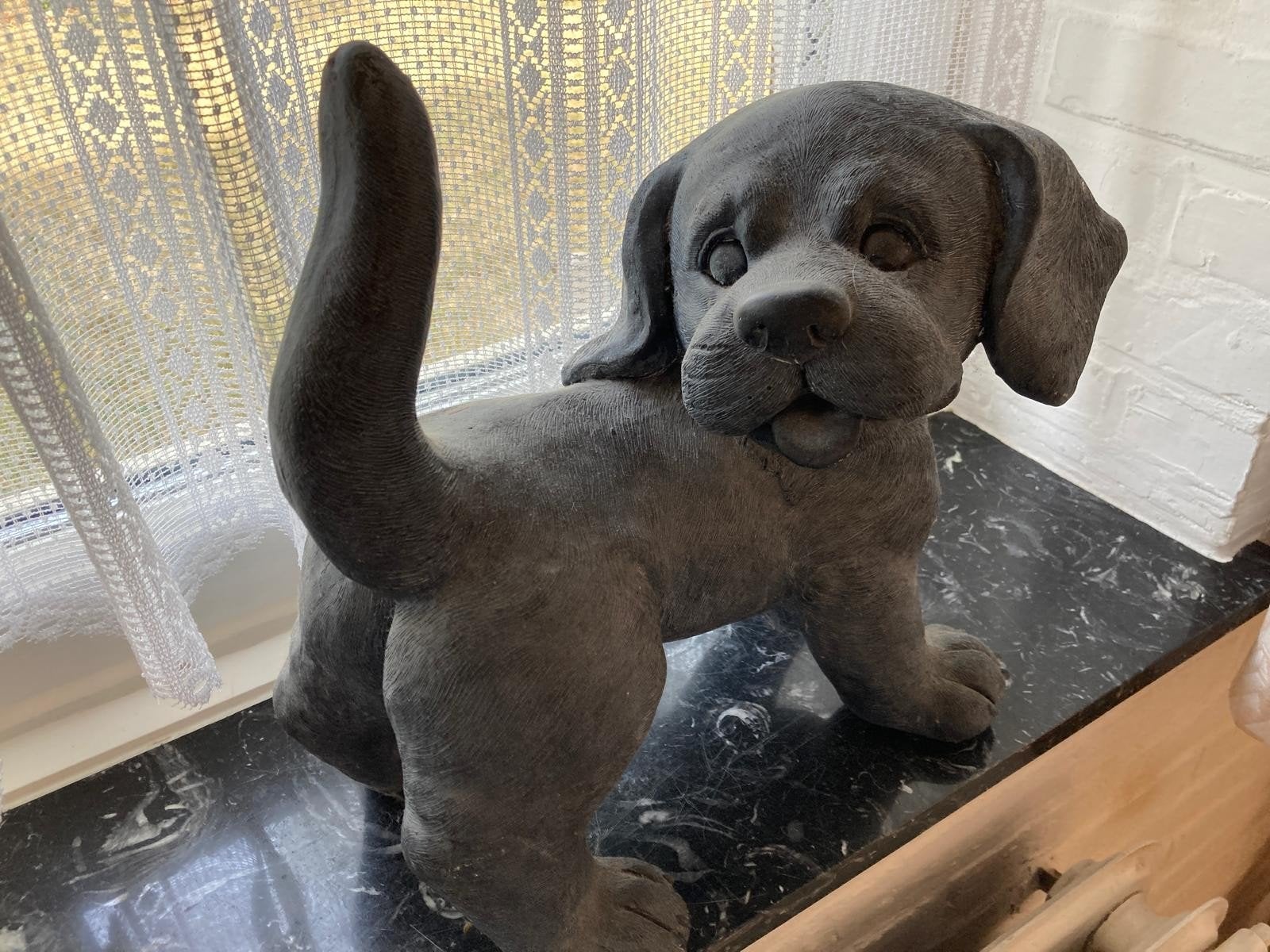déco petit chien, Enlèvement