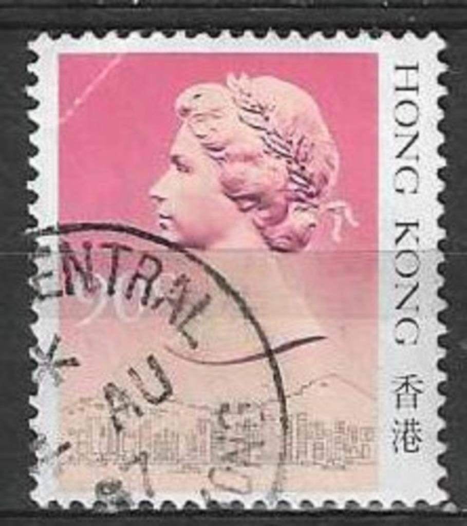 Hong Kong 1987 - Yvert 505 - Koningin Elisabeth II (ST), Postzegels en Munten, Verzenden, Gestempeld