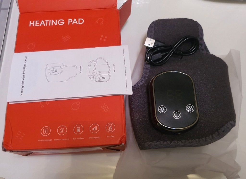 Elektrische Voet & Enkel Massager met Warmte – Draadloos, Sport en Fitness, Massageproducten, Ophalen of Verzenden, Nieuw, Apparaat