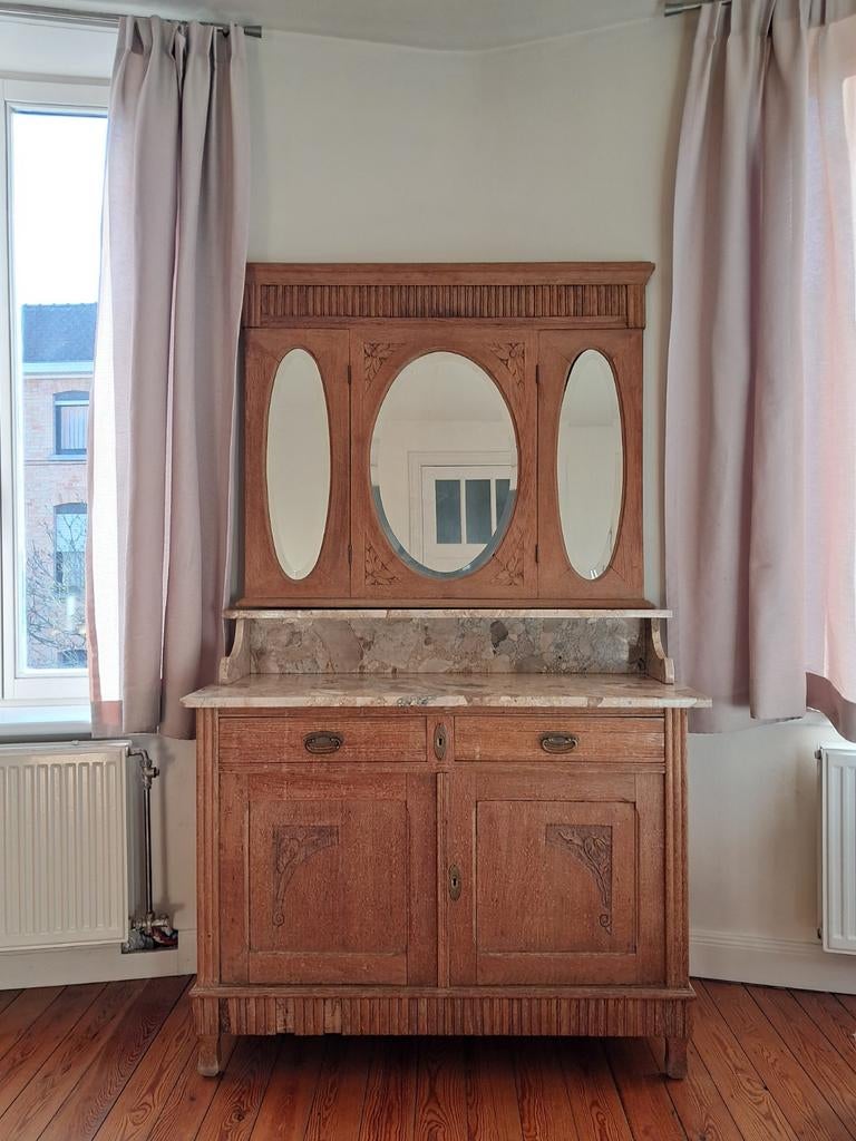Spiegelkast, Ophalen, Gebruikt, 25 tot 50 cm, Met deur(en)