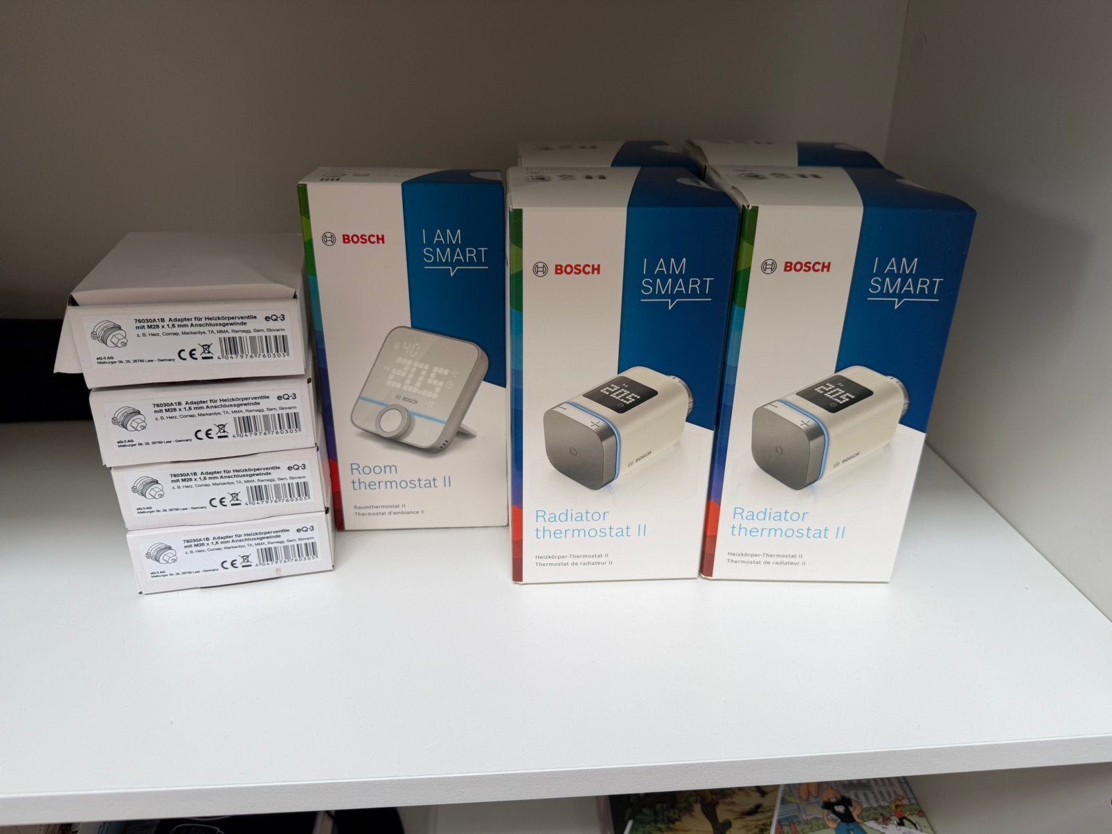 Bosch vannes thermostatiques + thermostat + smart controller, Enlèvement ou Envoi, Comme neuf