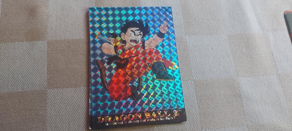 dragonball z kaart glitter Gohan met zwaard, Ophalen of Verzenden, Zo goed als nieuw, Losse kaart