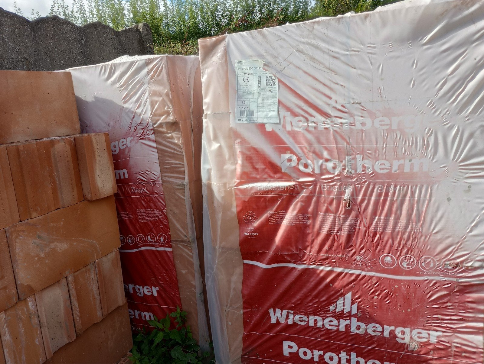 Snelbouw stenen rood ( binnenmuren ), Doe-het-zelf en Bouw, Ophalen, Rood
