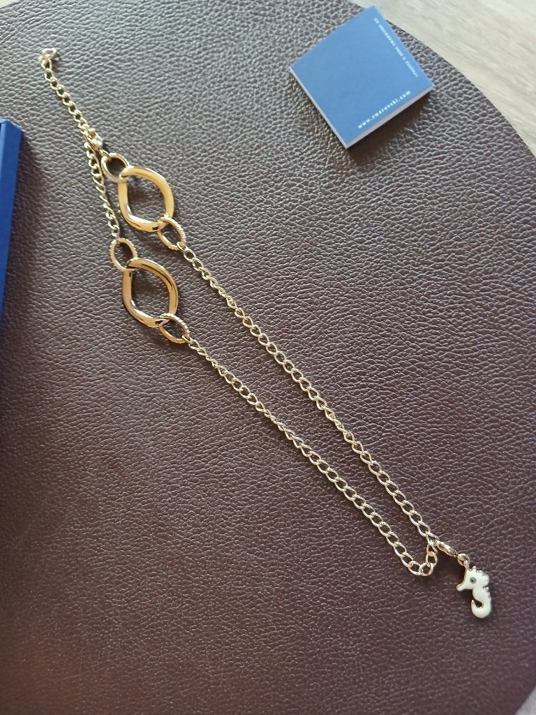 Collier Swarovski, Or, Comme neuf, Enlèvement, Autres matériaux