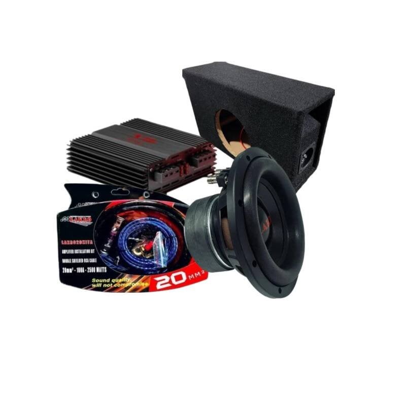Minipowerpack 14 - LAKRO/Bass Habbit - 8 inch - 250 watt RMS, Informatique & Logiciels, Enceintes Pc