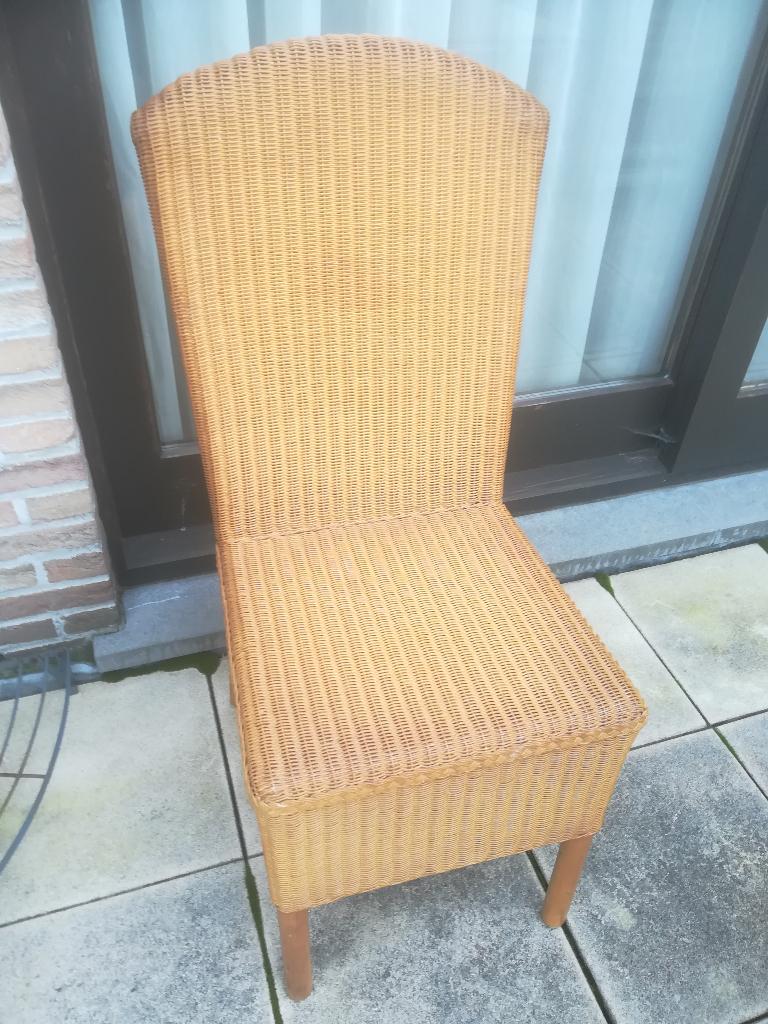 Lloyd LOOM 4 chaises en parfait état, Ophalen, Gebruikt, Vier