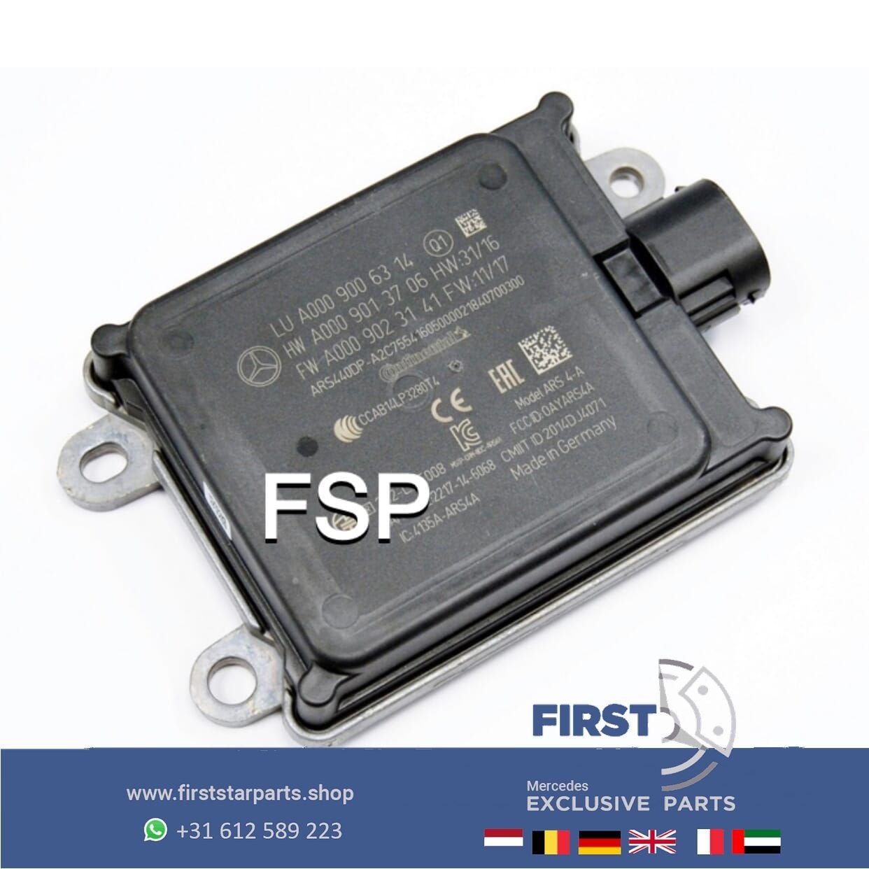 DISTRONIC RADAR SENSOR A0009006314 Mercedes A B CLA C E GLA, Auto-onderdelen, Gebruikt, -, Ophalen of Verzenden, -