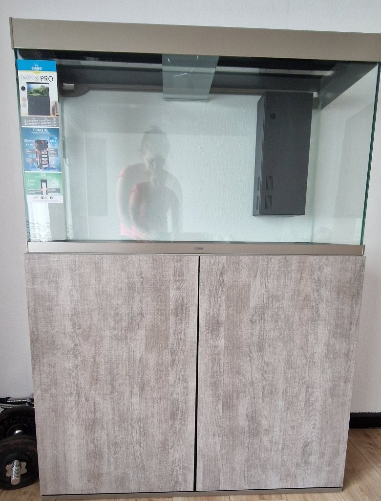 NIEUW Ciano Emoticons Pro 100 aquarium, Dieren en Toebehoren, Vissen | Aquaria en Toebehoren, Nieuw, Inclusief deksel, Verwarming