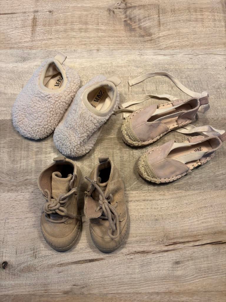 Zara - Set van 3 paar schoenen - Zeer goede staat, Ophalen of Verzenden, Zo goed als nieuw, Meisje, Laarsjes