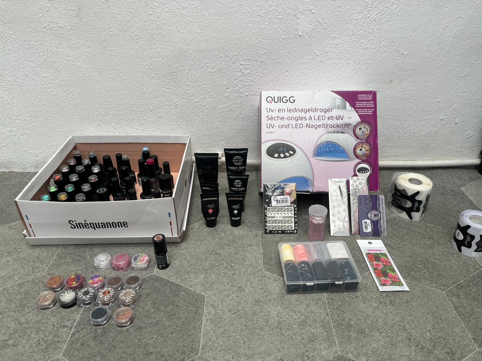 Set voor gelnagels/acrygel, Ophalen, Zo goed als nieuw