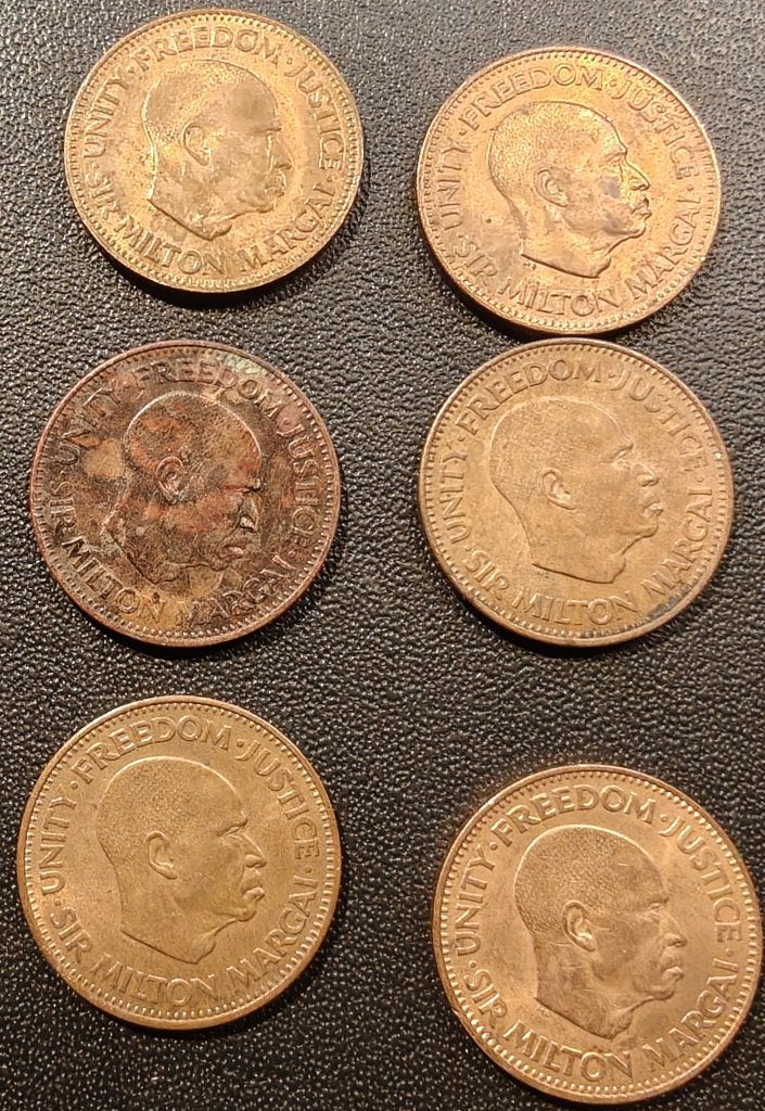lot de pièces de monnaie sierra-léonaises, Enlèvement, Monnaie